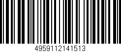 Código de barras (EAN, GTIN, SKU, ISBN): '4959112141513'