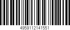 Código de barras (EAN, GTIN, SKU, ISBN): '4959112141551'