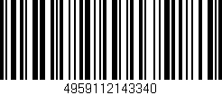 Código de barras (EAN, GTIN, SKU, ISBN): '4959112143340'