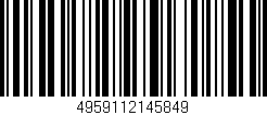 Código de barras (EAN, GTIN, SKU, ISBN): '4959112145849'