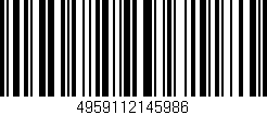 Código de barras (EAN, GTIN, SKU, ISBN): '4959112145986'