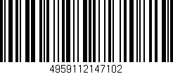 Código de barras (EAN, GTIN, SKU, ISBN): '4959112147102'