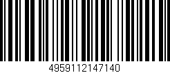Código de barras (EAN, GTIN, SKU, ISBN): '4959112147140'