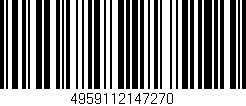 Código de barras (EAN, GTIN, SKU, ISBN): '4959112147270'