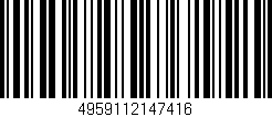 Código de barras (EAN, GTIN, SKU, ISBN): '4959112147416'