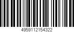 Código de barras (EAN, GTIN, SKU, ISBN): '4959112154322'