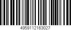 Código de barras (EAN, GTIN, SKU, ISBN): '4959112163027'