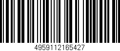 Código de barras (EAN, GTIN, SKU, ISBN): '4959112165427'