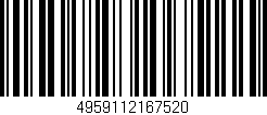 Código de barras (EAN, GTIN, SKU, ISBN): '4959112167520'