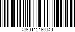 Código de barras (EAN, GTIN, SKU, ISBN): '4959112168343'