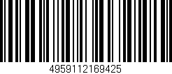 Código de barras (EAN, GTIN, SKU, ISBN): '4959112169425'