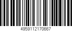 Código de barras (EAN, GTIN, SKU, ISBN): '4959112170667'