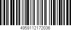 Código de barras (EAN, GTIN, SKU, ISBN): '4959112172036'