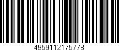 Código de barras (EAN, GTIN, SKU, ISBN): '4959112175778'