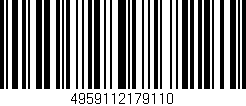 Código de barras (EAN, GTIN, SKU, ISBN): '4959112179110'
