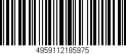 Código de barras (EAN, GTIN, SKU, ISBN): '4959112185975'