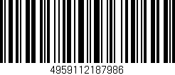 Código de barras (EAN, GTIN, SKU, ISBN): '4959112187986'