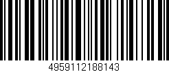 Código de barras (EAN, GTIN, SKU, ISBN): '4959112188143'