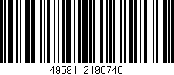Código de barras (EAN, GTIN, SKU, ISBN): '4959112190740'