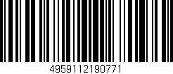 Código de barras (EAN, GTIN, SKU, ISBN): '4959112190771'