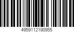 Código de barras (EAN, GTIN, SKU, ISBN): '4959112190955'
