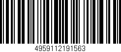 Código de barras (EAN, GTIN, SKU, ISBN): '4959112191563'