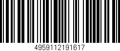 Código de barras (EAN, GTIN, SKU, ISBN): '4959112191617'
