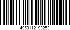 Código de barras (EAN, GTIN, SKU, ISBN): '4959112193253'