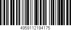 Código de barras (EAN, GTIN, SKU, ISBN): '4959112194175'