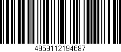 Código de barras (EAN, GTIN, SKU, ISBN): '4959112194687'
