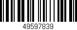 Código de barras (EAN, GTIN, SKU, ISBN): '49597839'