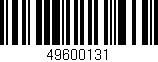 Código de barras (EAN, GTIN, SKU, ISBN): '49600131'