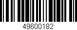 Código de barras (EAN, GTIN, SKU, ISBN): '49600182'