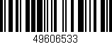 Código de barras (EAN, GTIN, SKU, ISBN): '49606533'