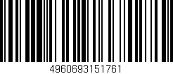 Código de barras (EAN, GTIN, SKU, ISBN): '4960693151761'