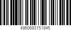 Código de barras (EAN, GTIN, SKU, ISBN): '4960693151945'