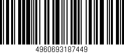 Código de barras (EAN, GTIN, SKU, ISBN): '4960693187449'