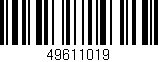 Código de barras (EAN, GTIN, SKU, ISBN): '49611019'
