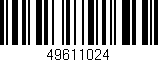 Código de barras (EAN, GTIN, SKU, ISBN): '49611024'