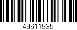 Código de barras (EAN, GTIN, SKU, ISBN): '49611935'