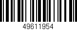 Código de barras (EAN, GTIN, SKU, ISBN): '49611954'