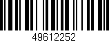 Código de barras (EAN, GTIN, SKU, ISBN): '49612252'
