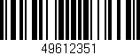 Código de barras (EAN, GTIN, SKU, ISBN): '49612351'