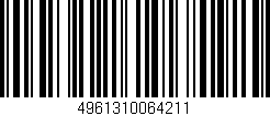 Código de barras (EAN, GTIN, SKU, ISBN): '4961310064211'