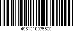 Código de barras (EAN, GTIN, SKU, ISBN): '4961310075538'