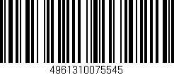 Código de barras (EAN, GTIN, SKU, ISBN): '4961310075545'