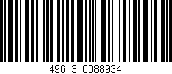 Código de barras (EAN, GTIN, SKU, ISBN): '4961310088934'