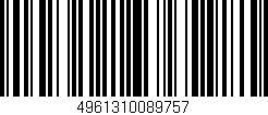 Código de barras (EAN, GTIN, SKU, ISBN): '4961310089757'