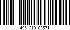 Código de barras (EAN, GTIN, SKU, ISBN): '4961310108571'