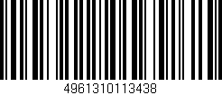 Código de barras (EAN, GTIN, SKU, ISBN): '4961310113438'